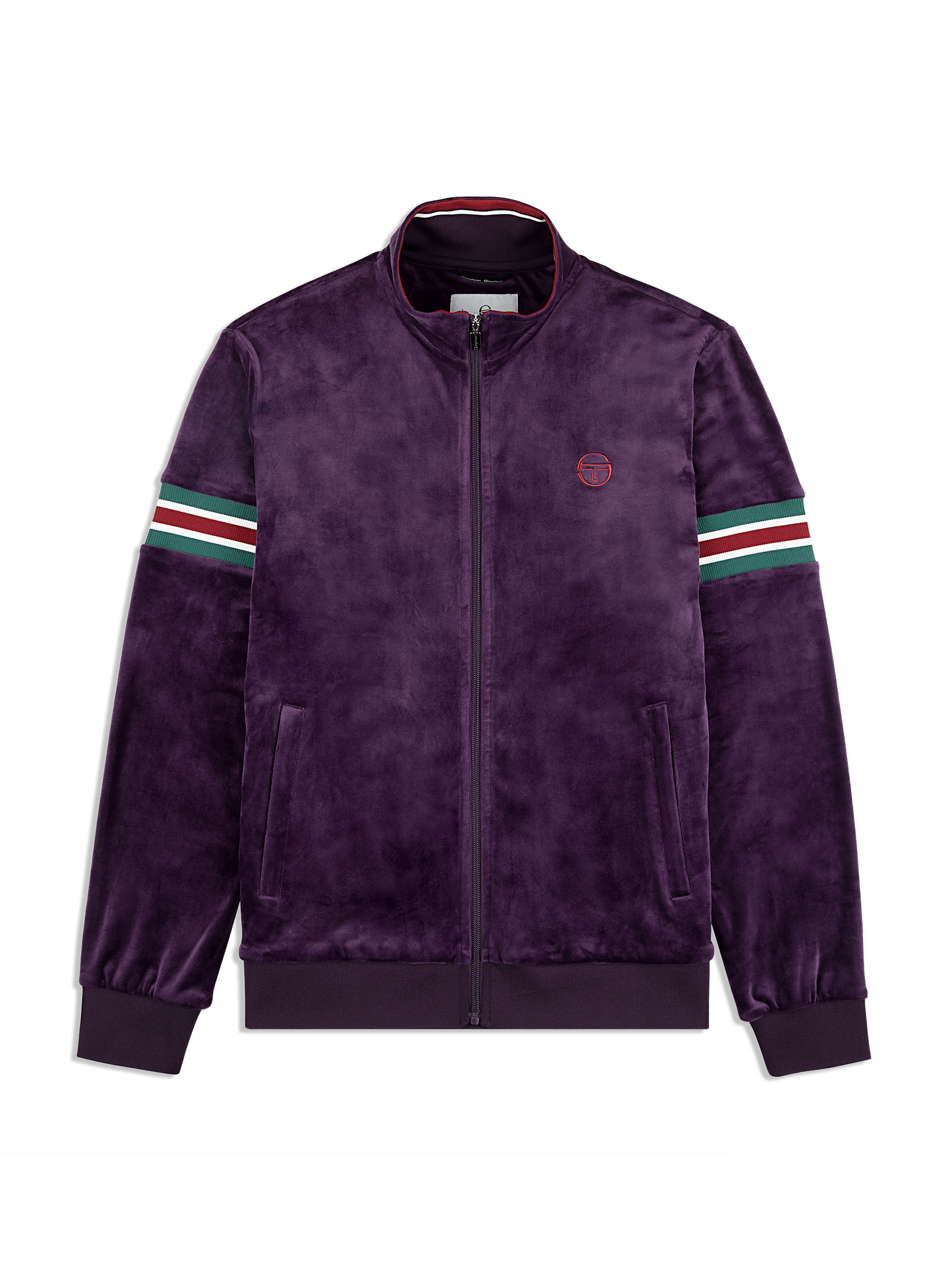 Ostuni Velour Track Jacket- Blackberry Cordial – Sergio Tacchini