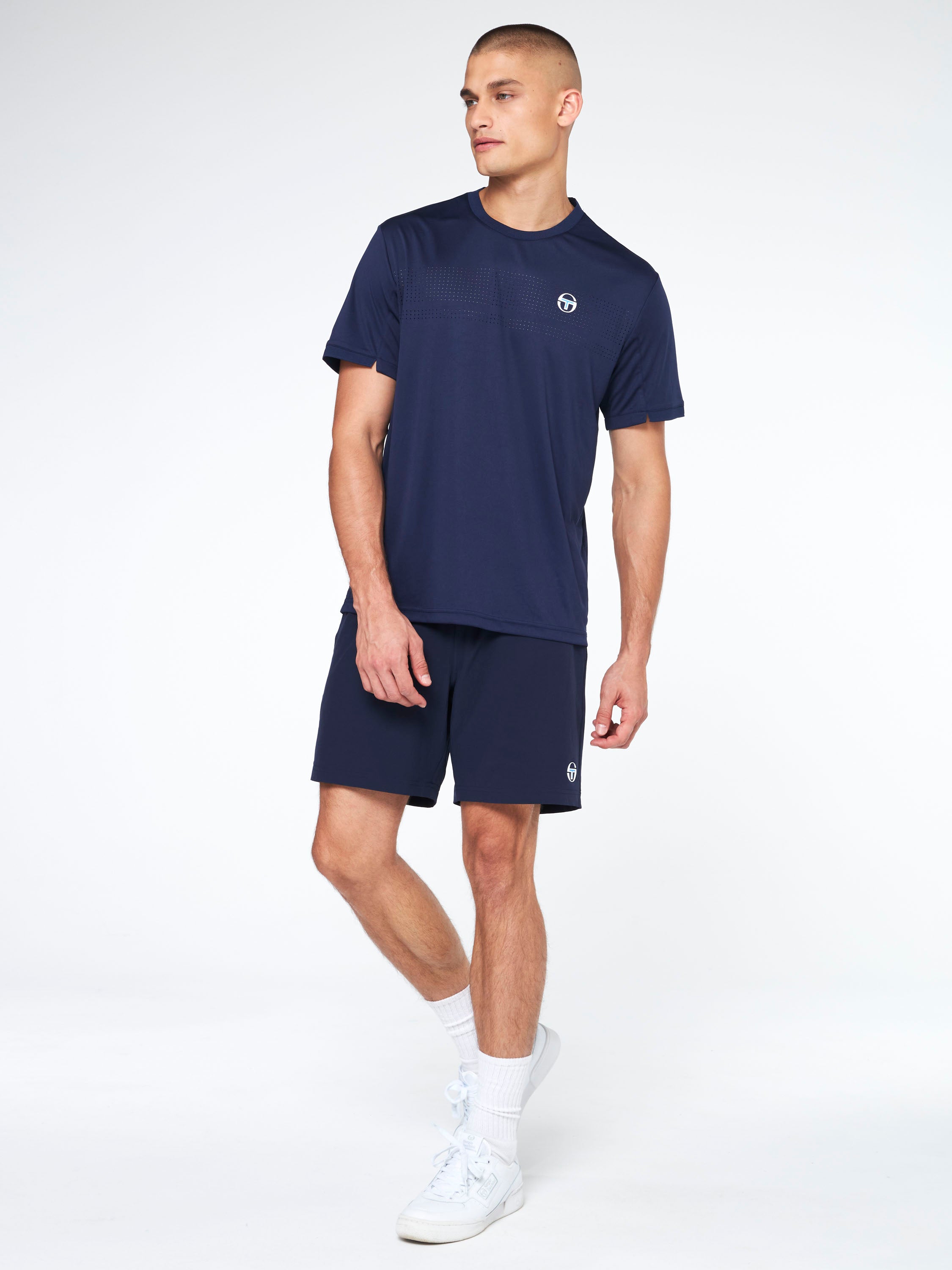 Tennis Young Line Pro T Shirt Maritime Blue Sergio Tacchini