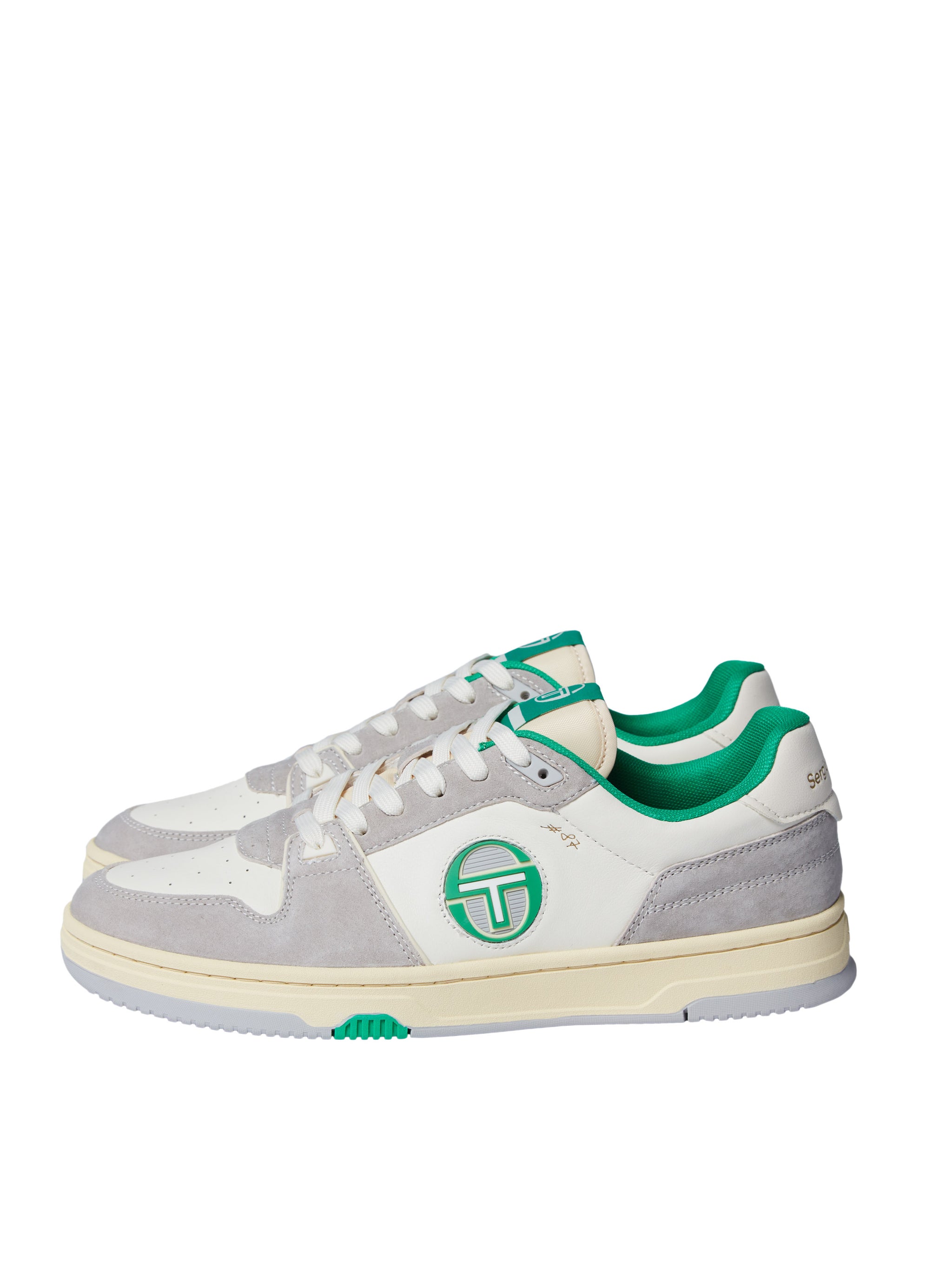 Sergio Tacchini Prime Shot Da Sneaker Antique White Almond Oil Bright Green 13