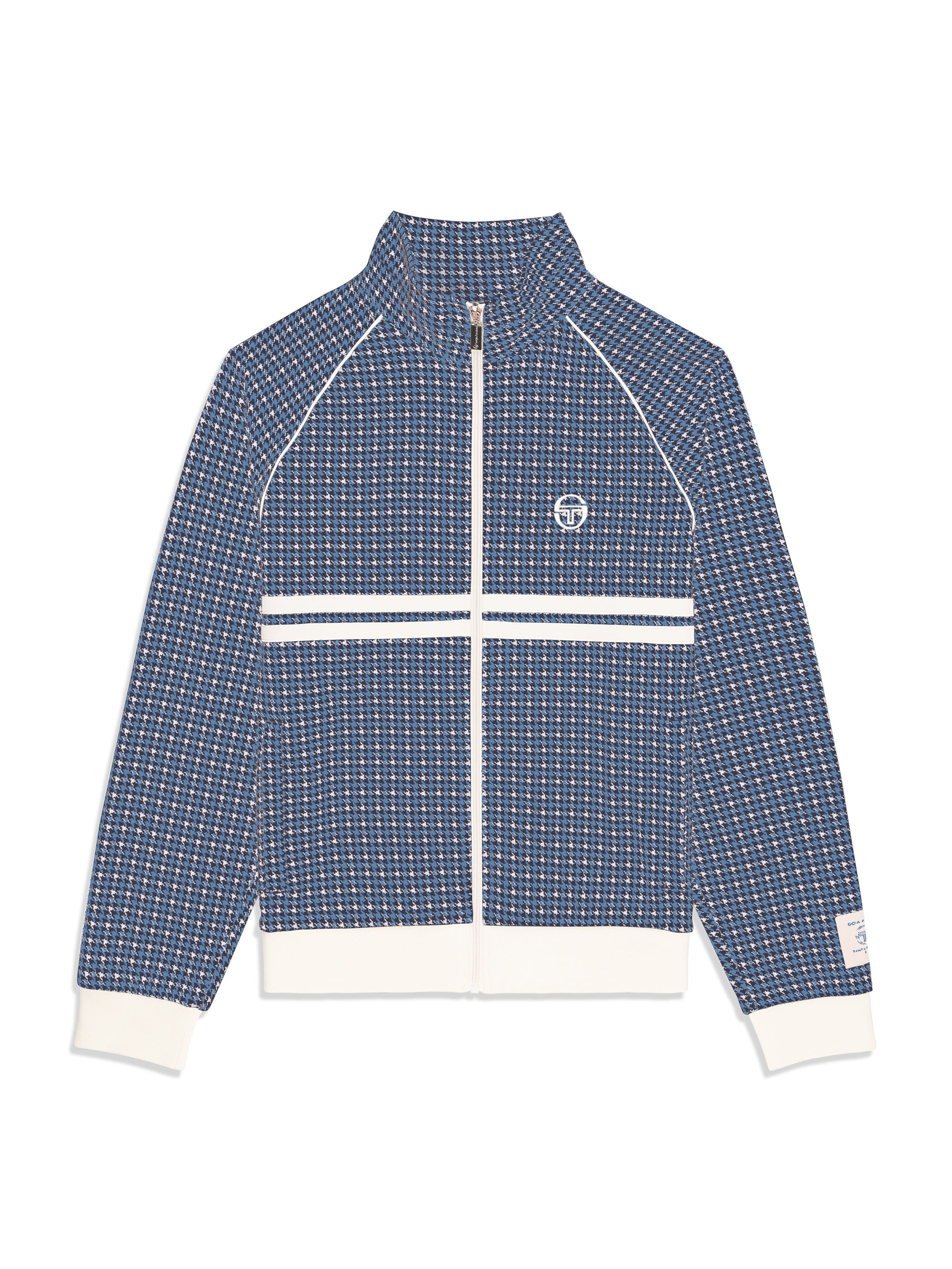 Houndstooth track jacket deals