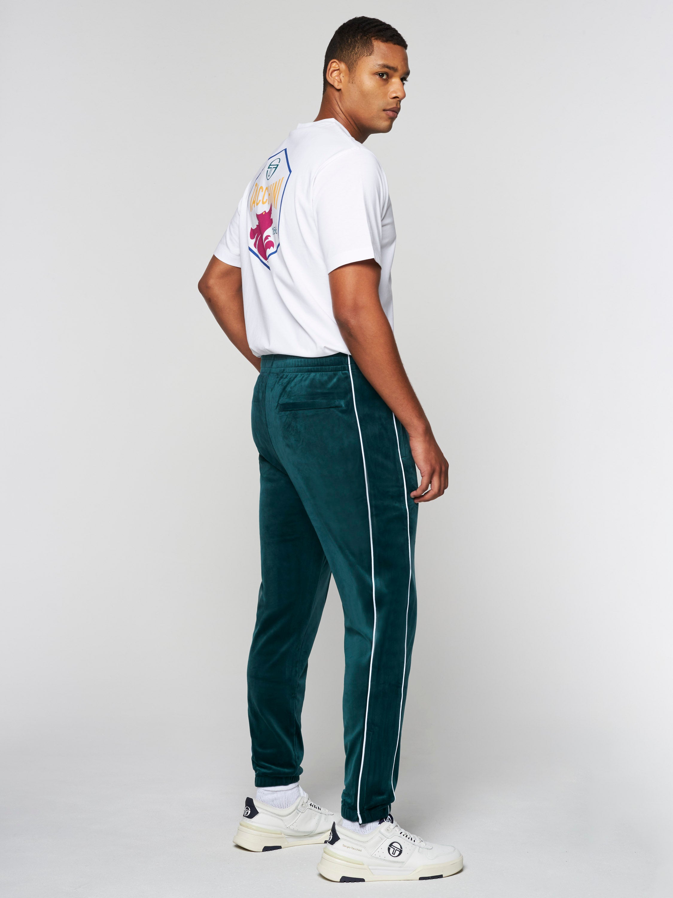 Lioni Velour Track Pant- Botanical Garden – Sergio Tacchini