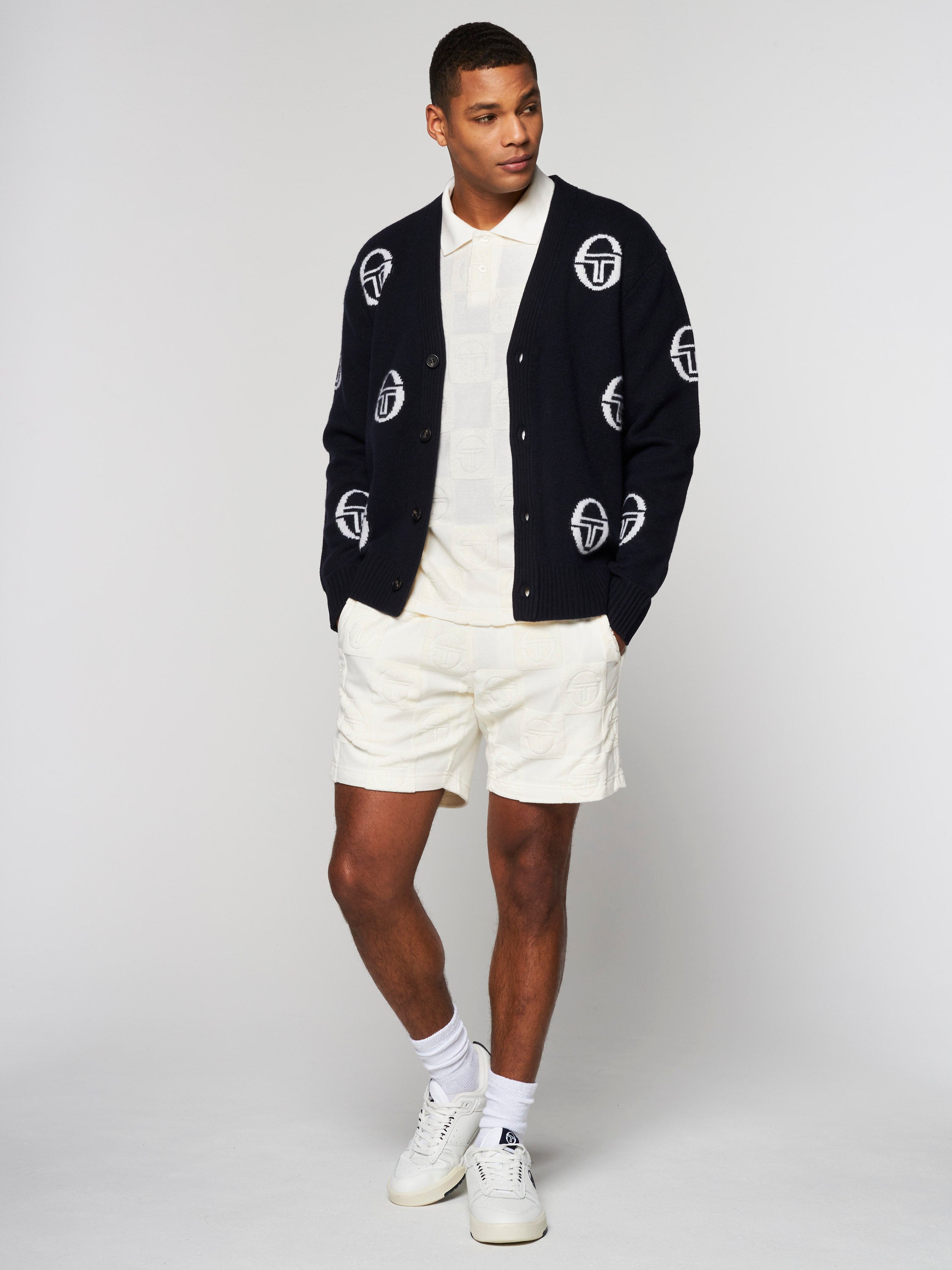 Cucire Cardigan- Maritime Blue – Sergio Tacchini