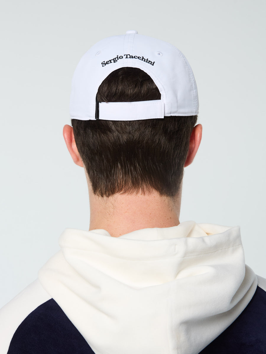 Court Hat- Brilliant White