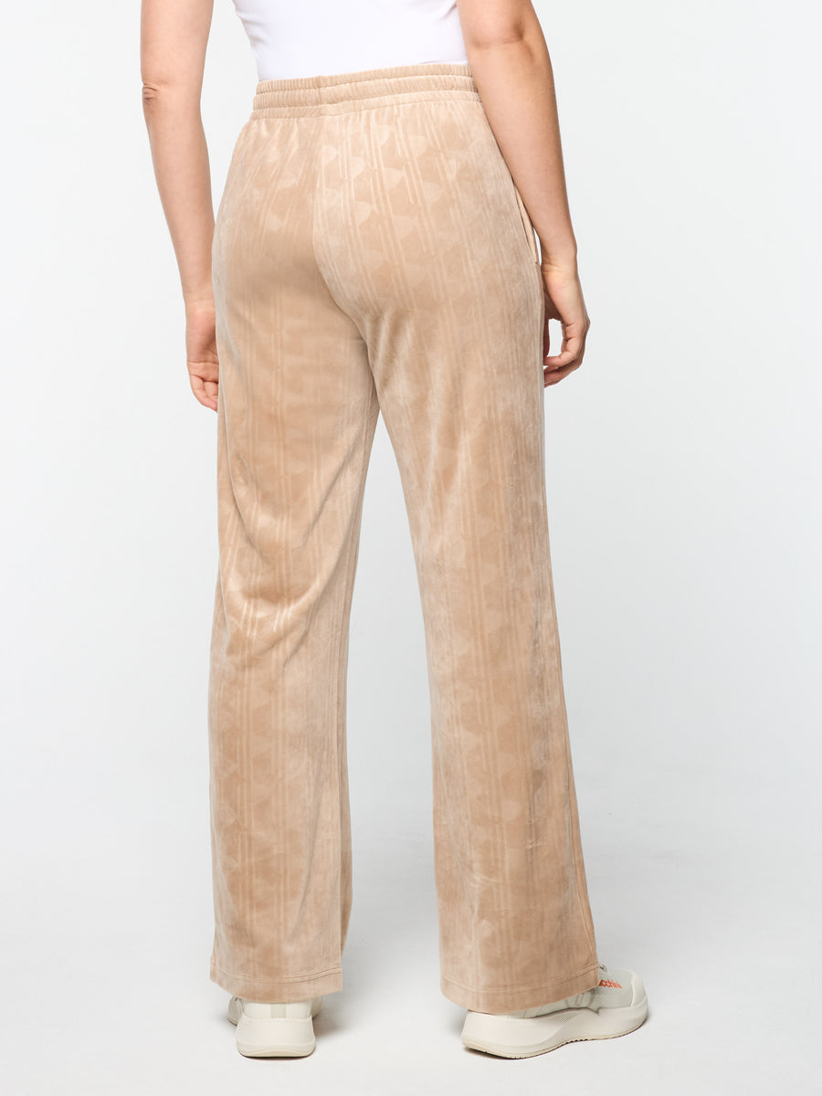 Gabrisa Velour Track Pant- Humus