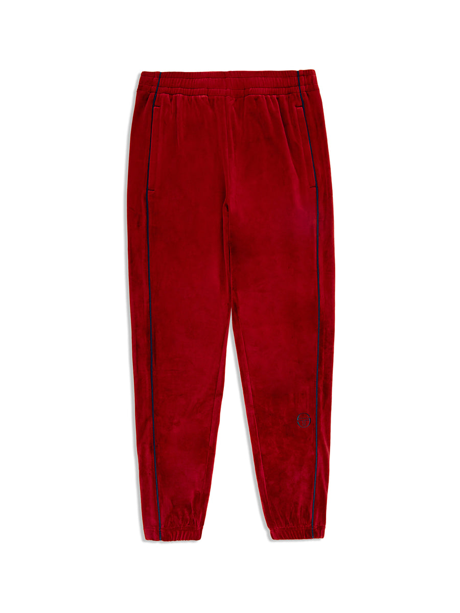 Lioni Velour Track Pant- Sun Dried Tomato