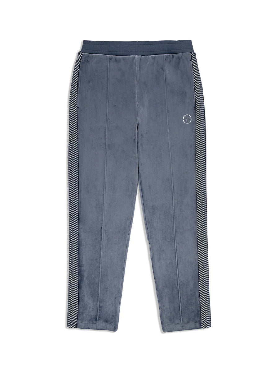 Maglia Velour Track Pant- Grisaille