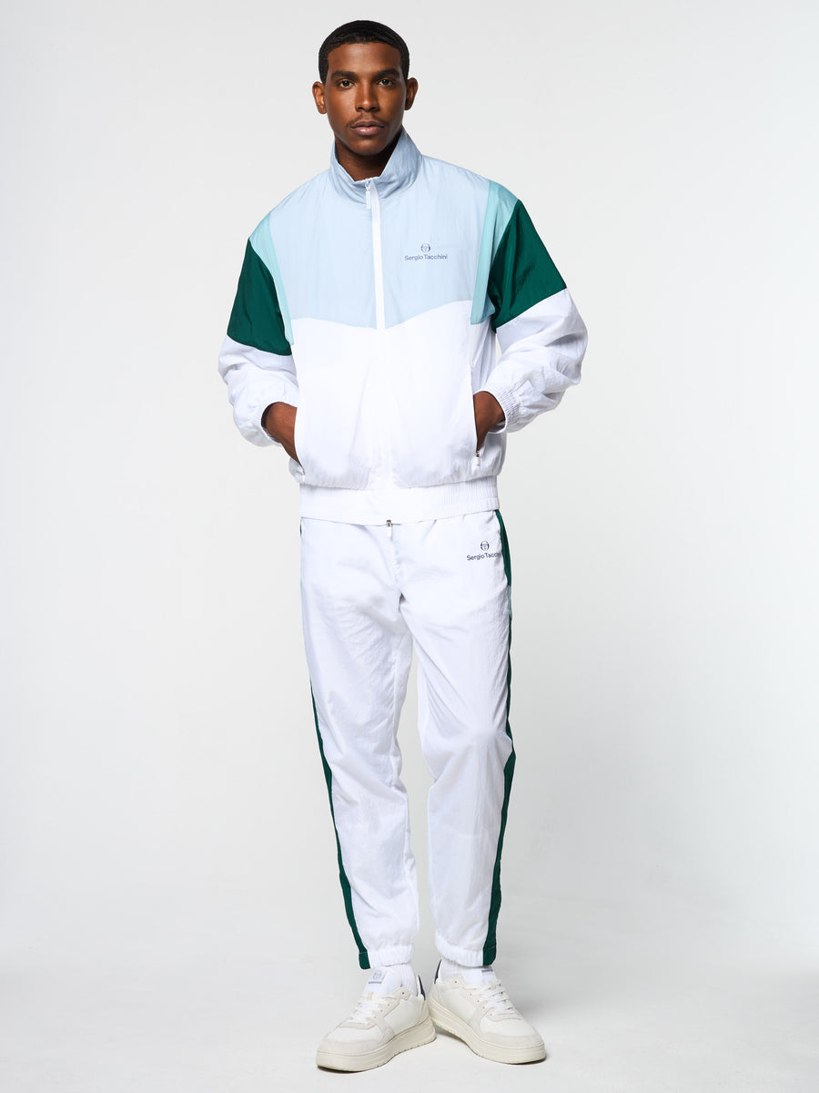 Angolo Track Jacket- Brilliant White