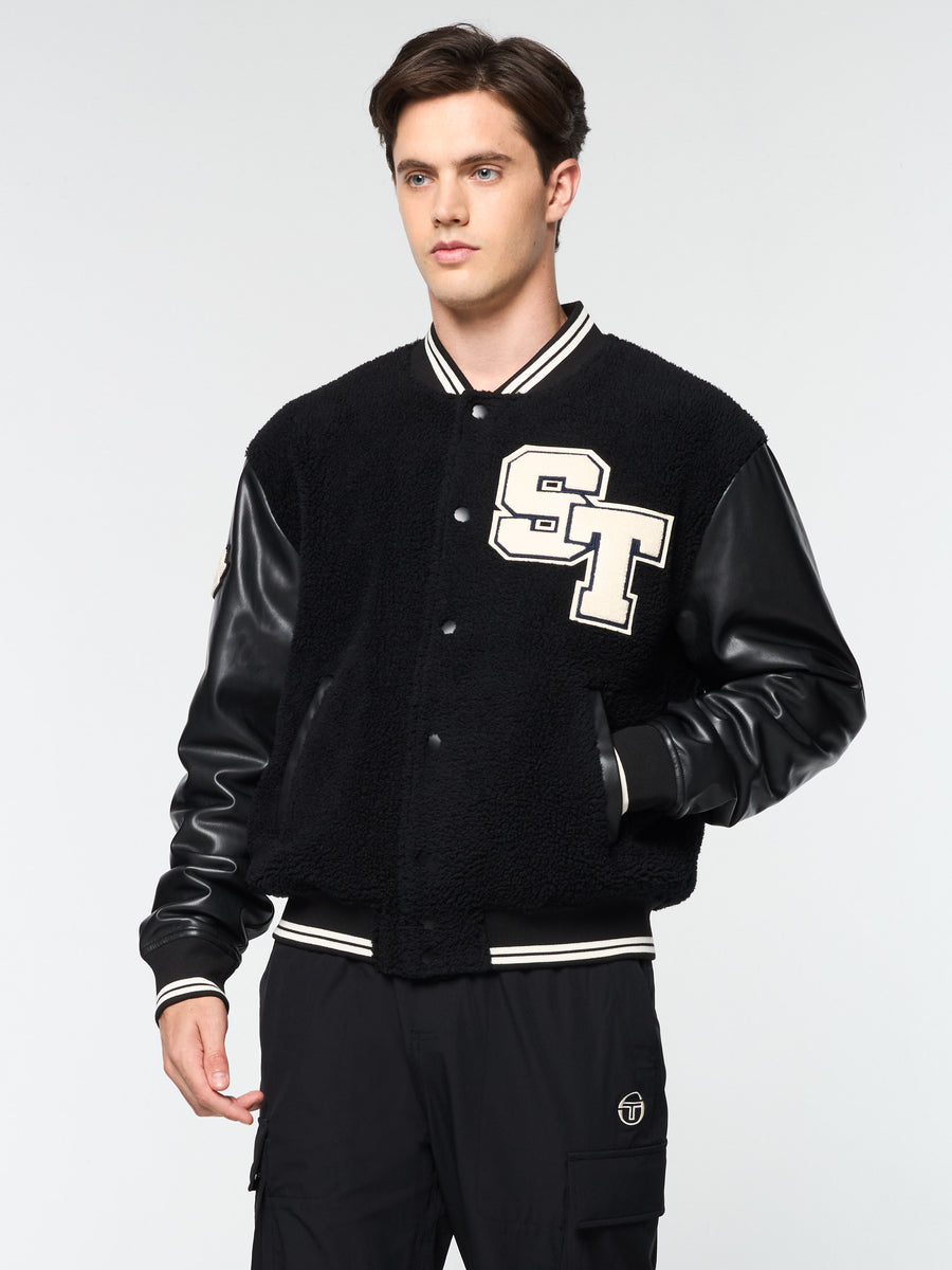 Toppa Varsity Bomber- Black Beauty