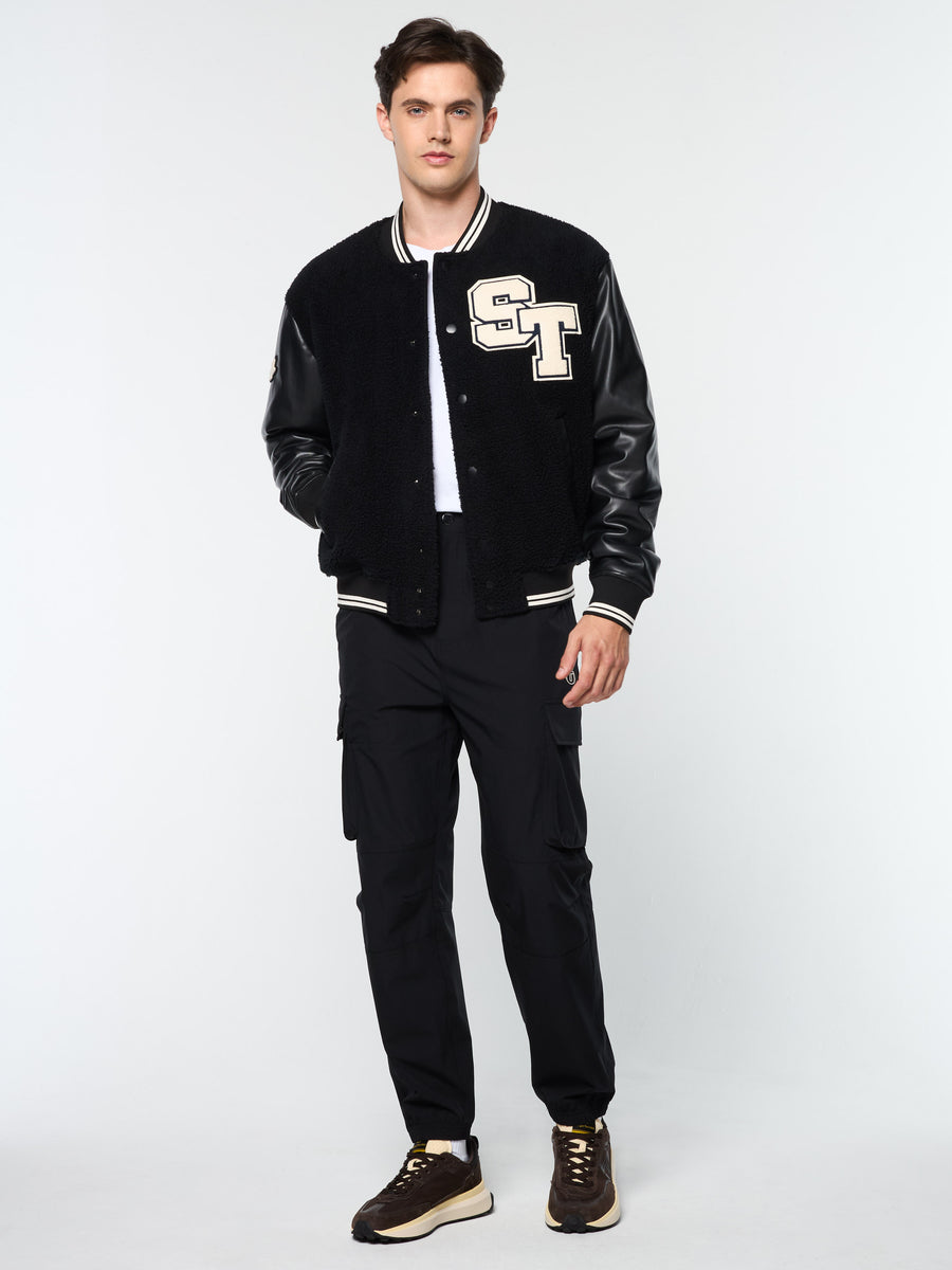 Toppa Varsity Bomber- Black Beauty