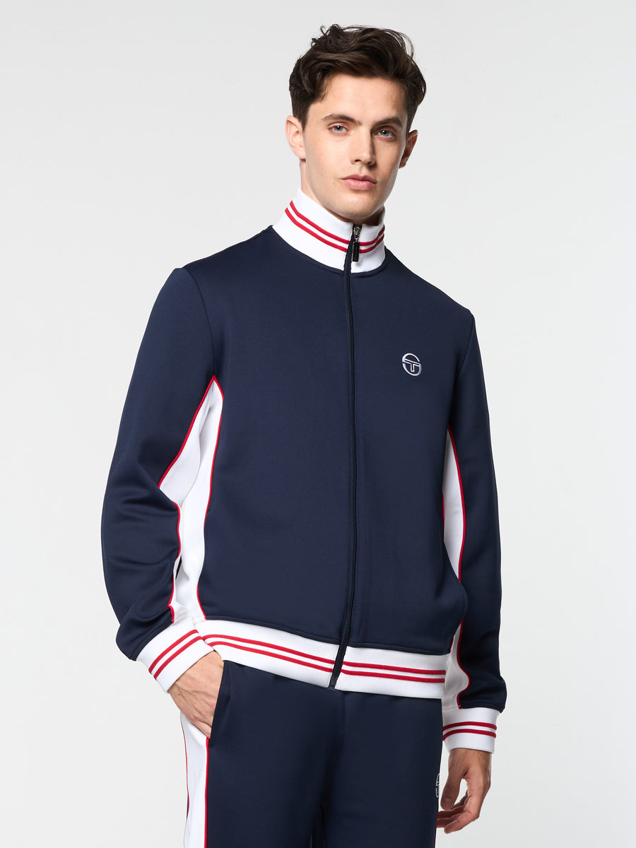 Melfi Diver Track Jacket- Maritime Blue