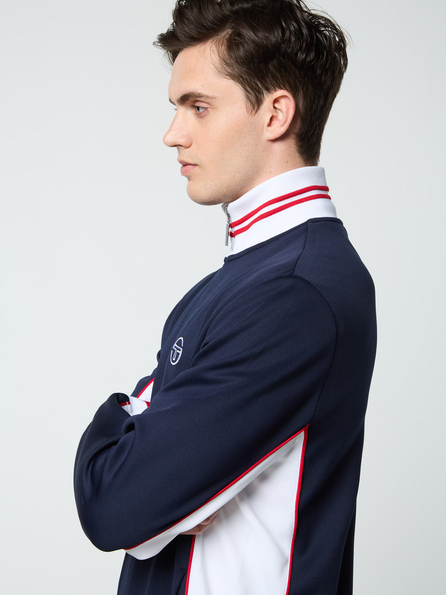 Melfi Diver Track Jacket- Maritime Blue