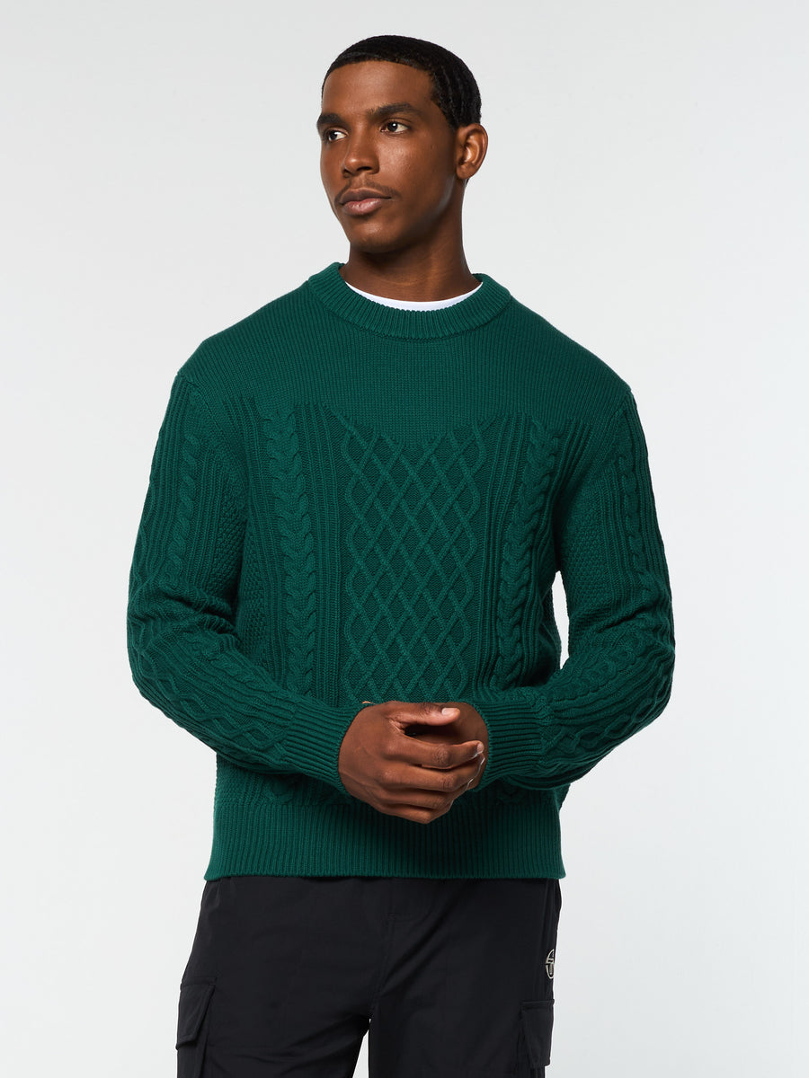 Giacomo Knit Sweater- Rainforest