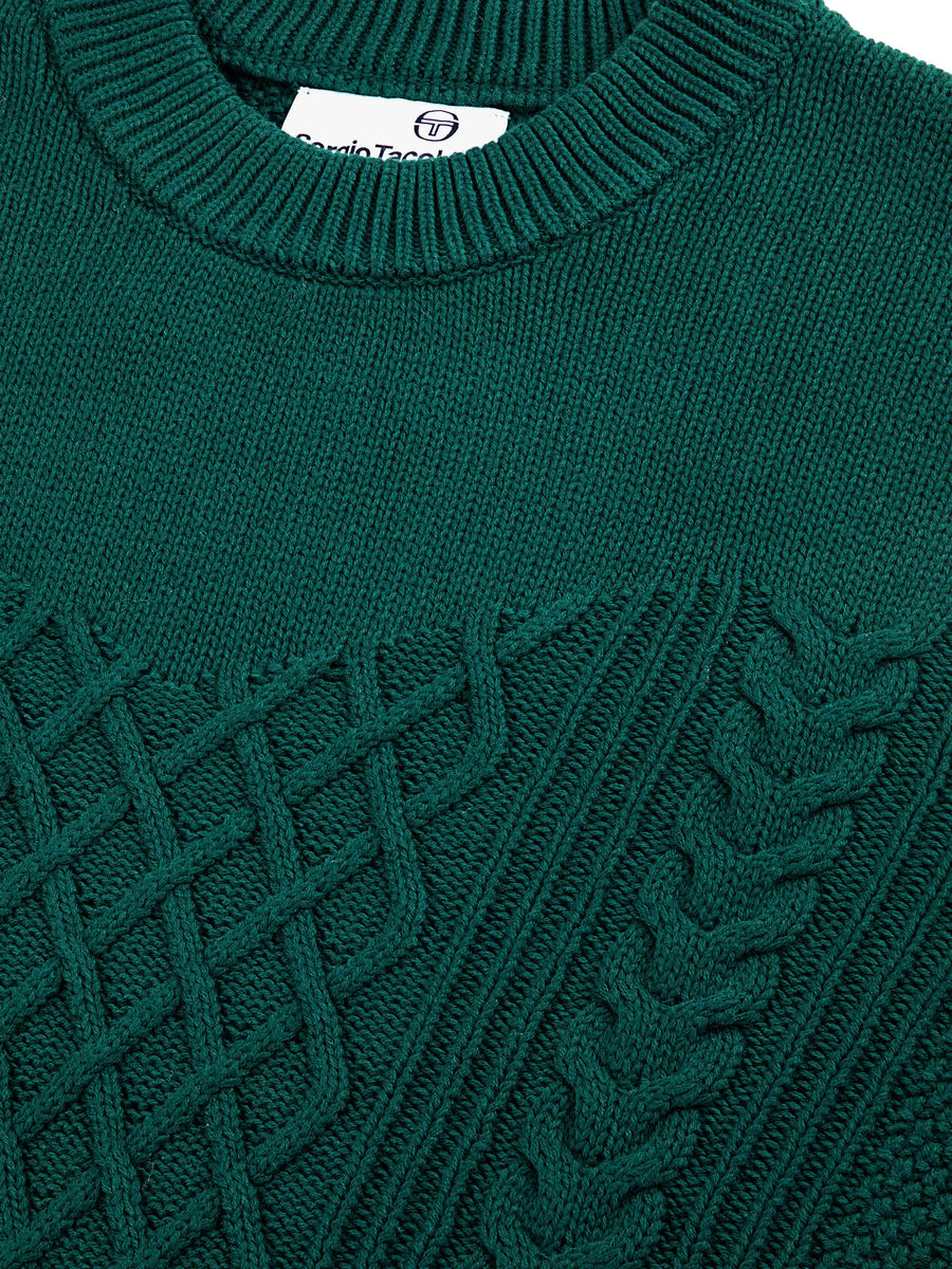 Giacomo Knit Sweater- Rainforest