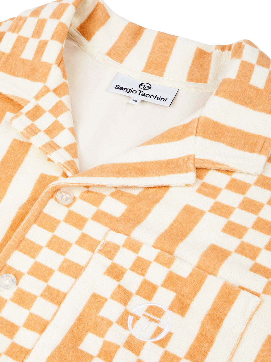 Piastrella Terry Cabana Shirt- Canyon Sunset