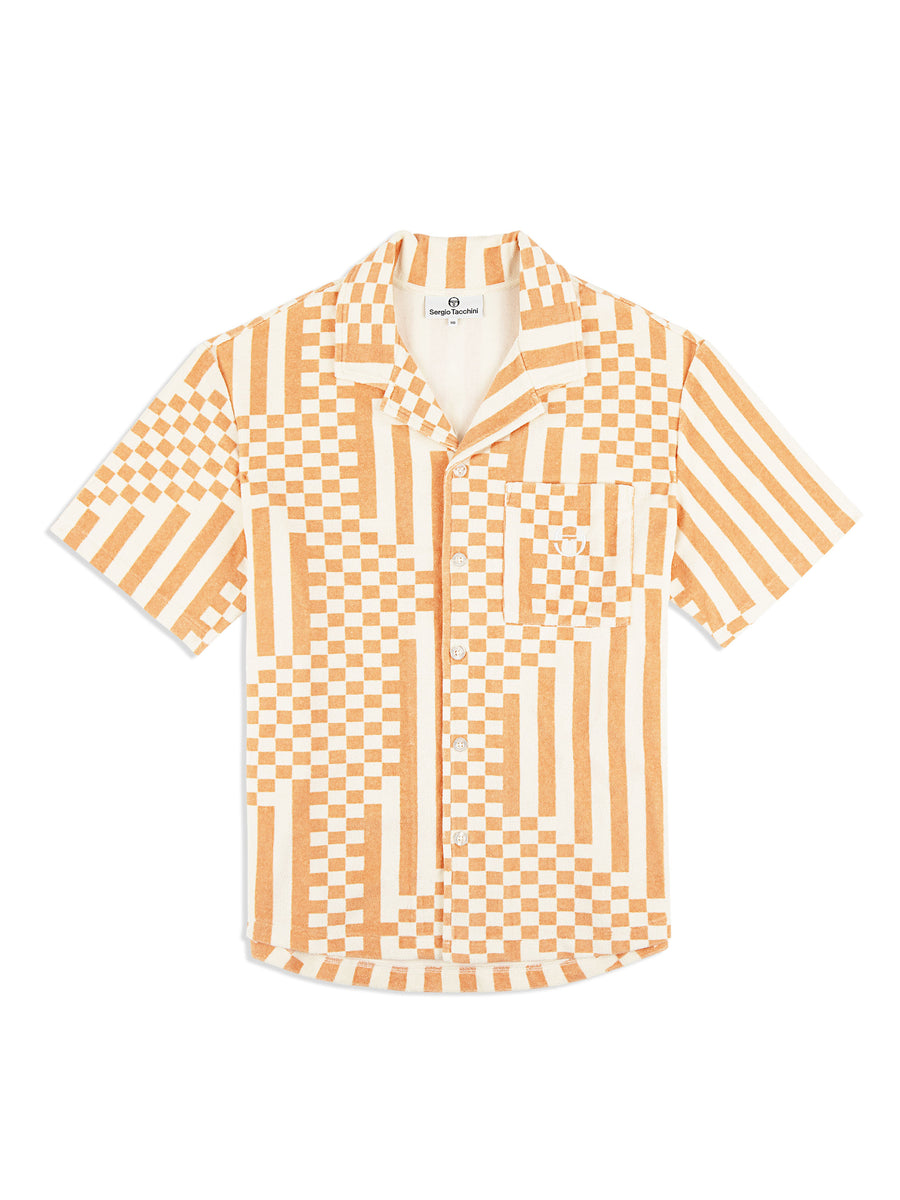 Piastrella Terry Cabana Shirt- Canyon Sunset