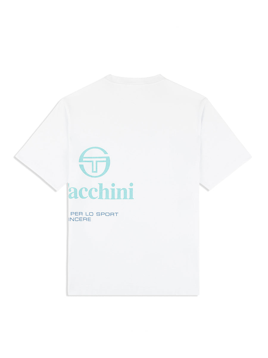 Bari Graphic T-Shirt- Brilliant White