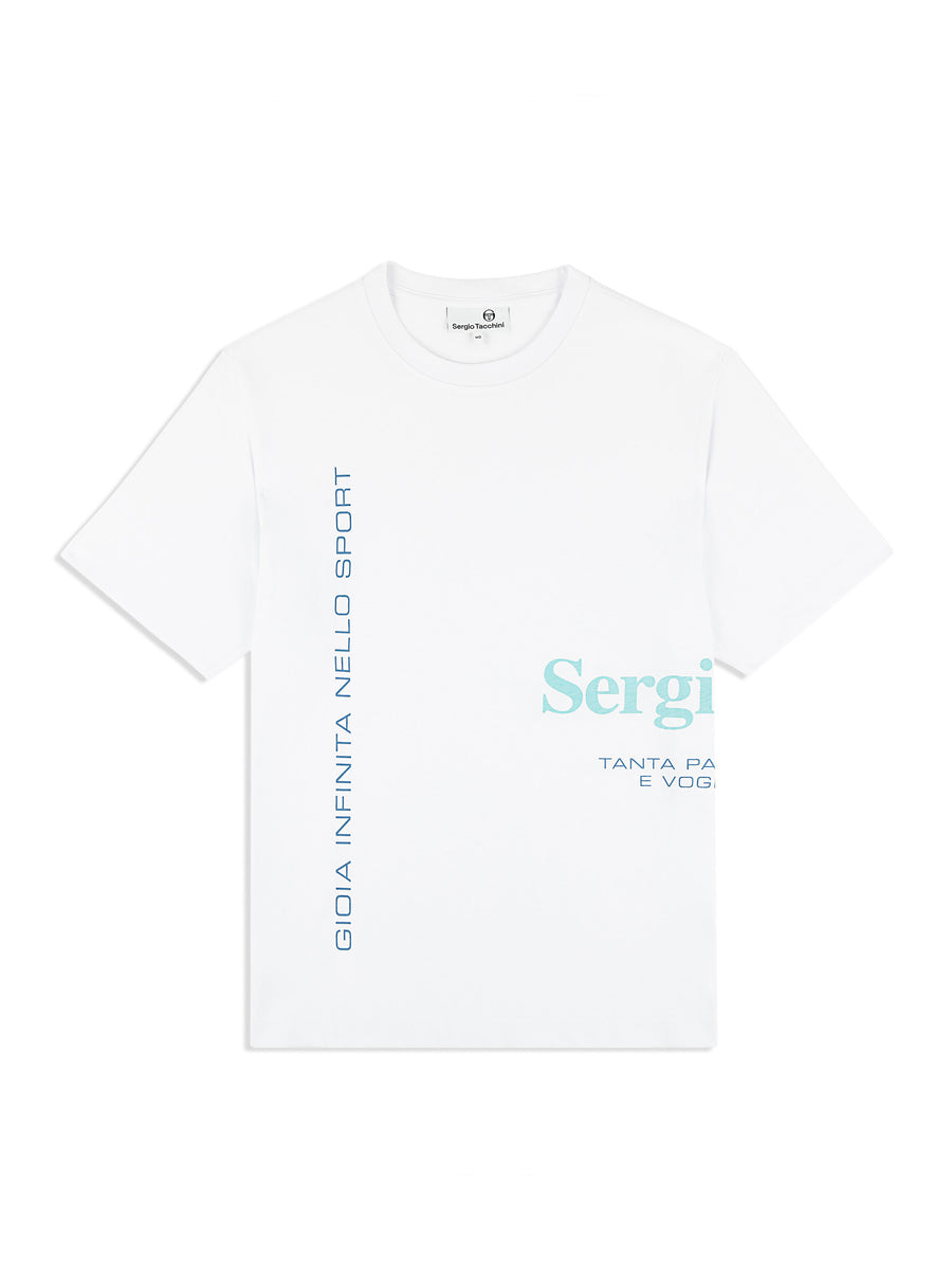 Bari Graphic T-Shirt- Brilliant White