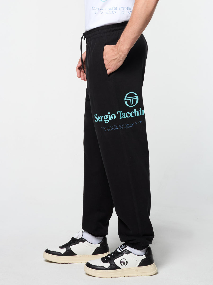 Bari Graphic Sweatpant- Black Beauty