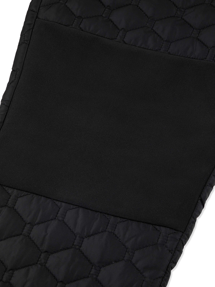 Sapri Quilted Track Pant- Black Beauty