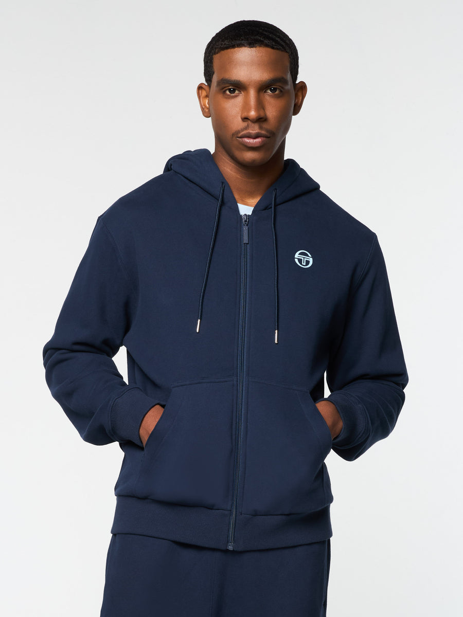 Varsita Zip Up Hoodie- Maritime Blue