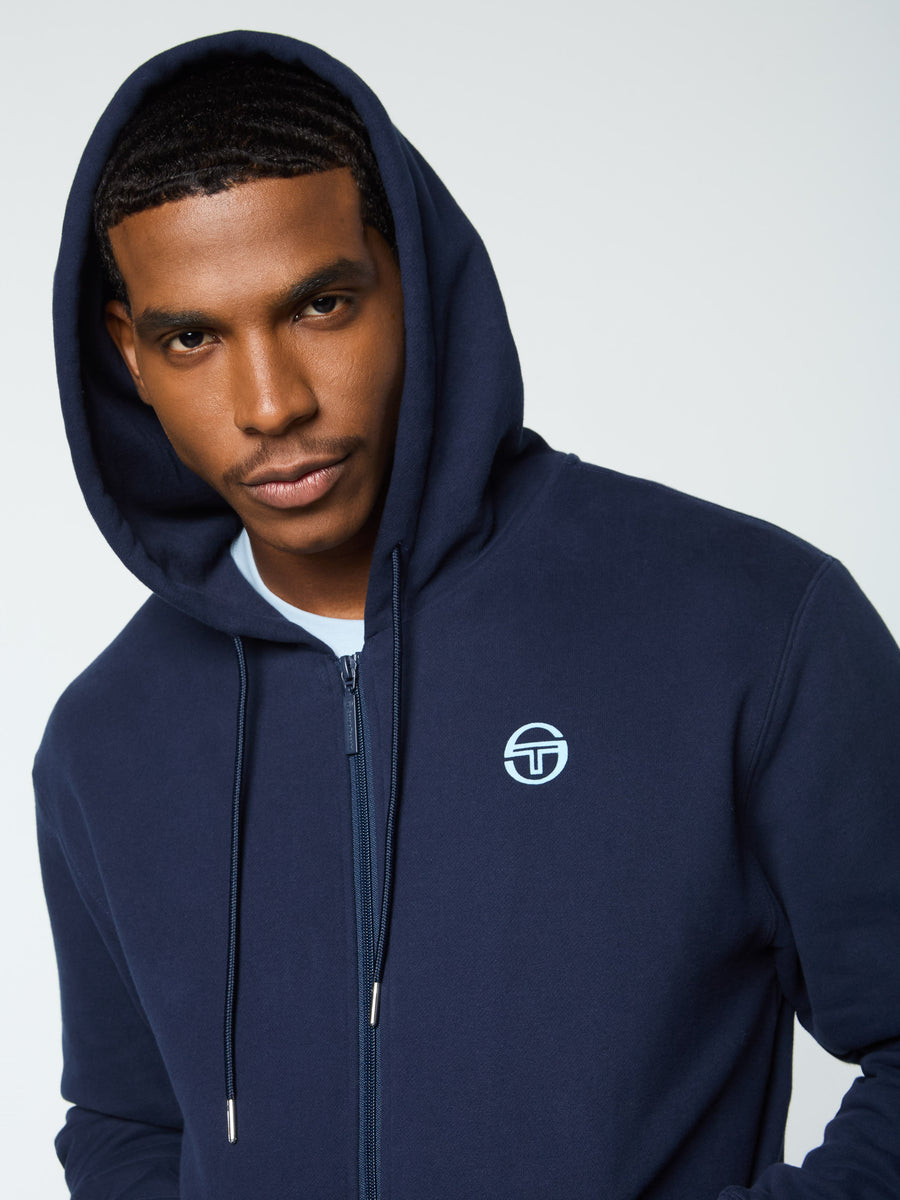 Varsita Zip Up Hoodie- Maritime Blue