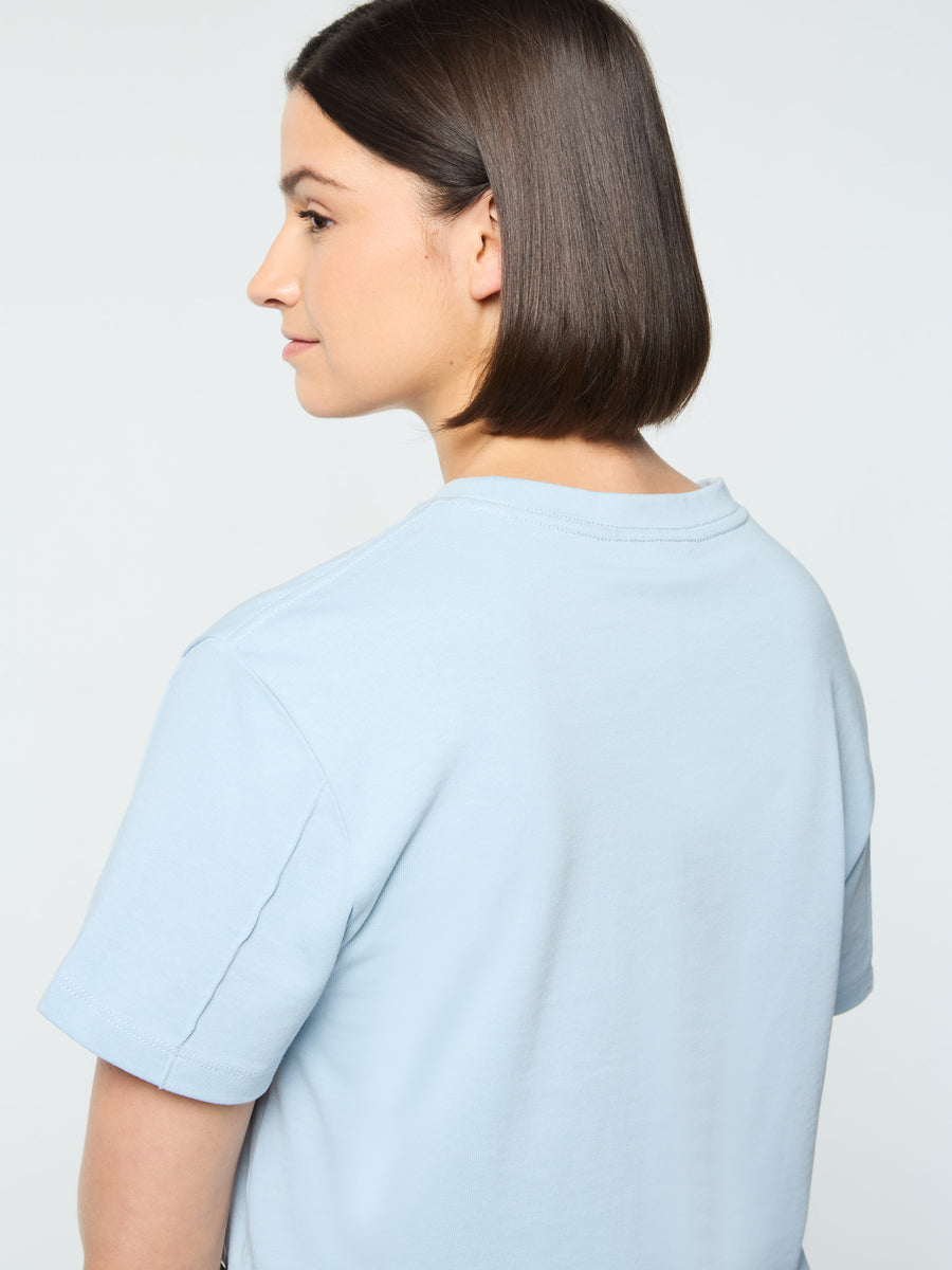 Amore Crop T-Shirt- Celestial Blue