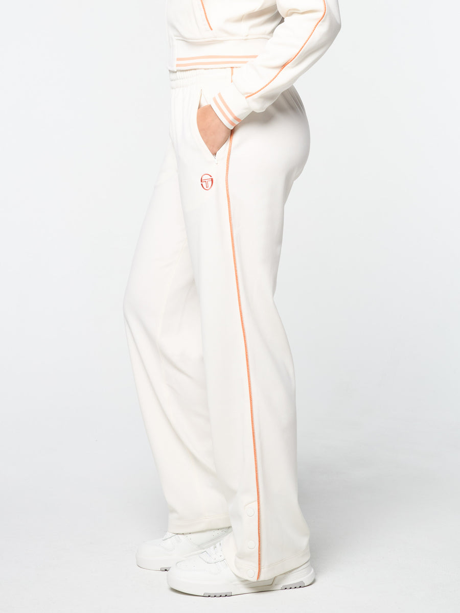 Pavia Twill Track Pant- Gardenia