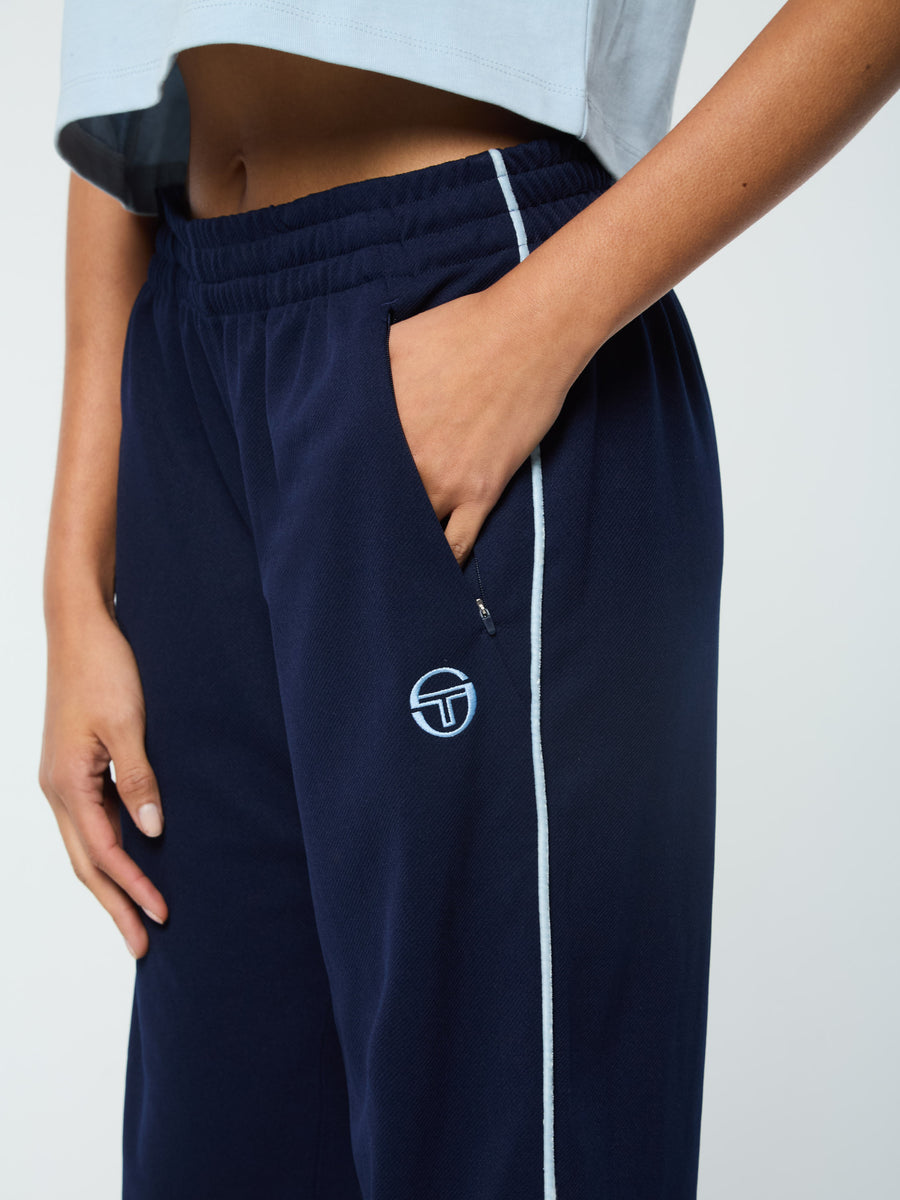 Pavia Twill Track Pant- Maritime Blue