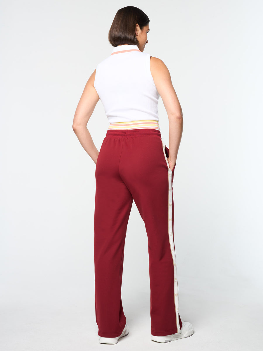 Ardea Straight Leg Track Pant- Sun Dried Tomato