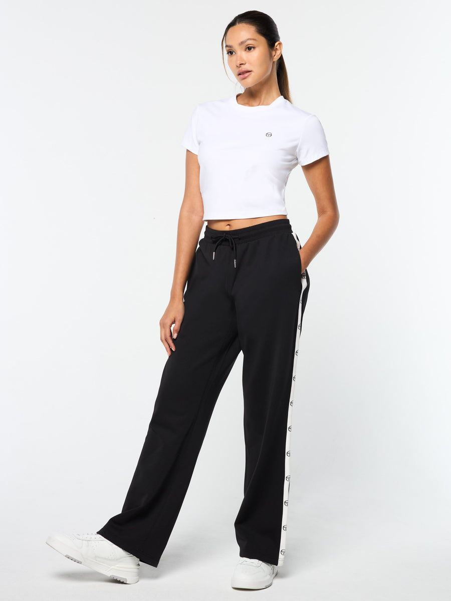 Ardea Straight Leg Track Pant- Black Beauty