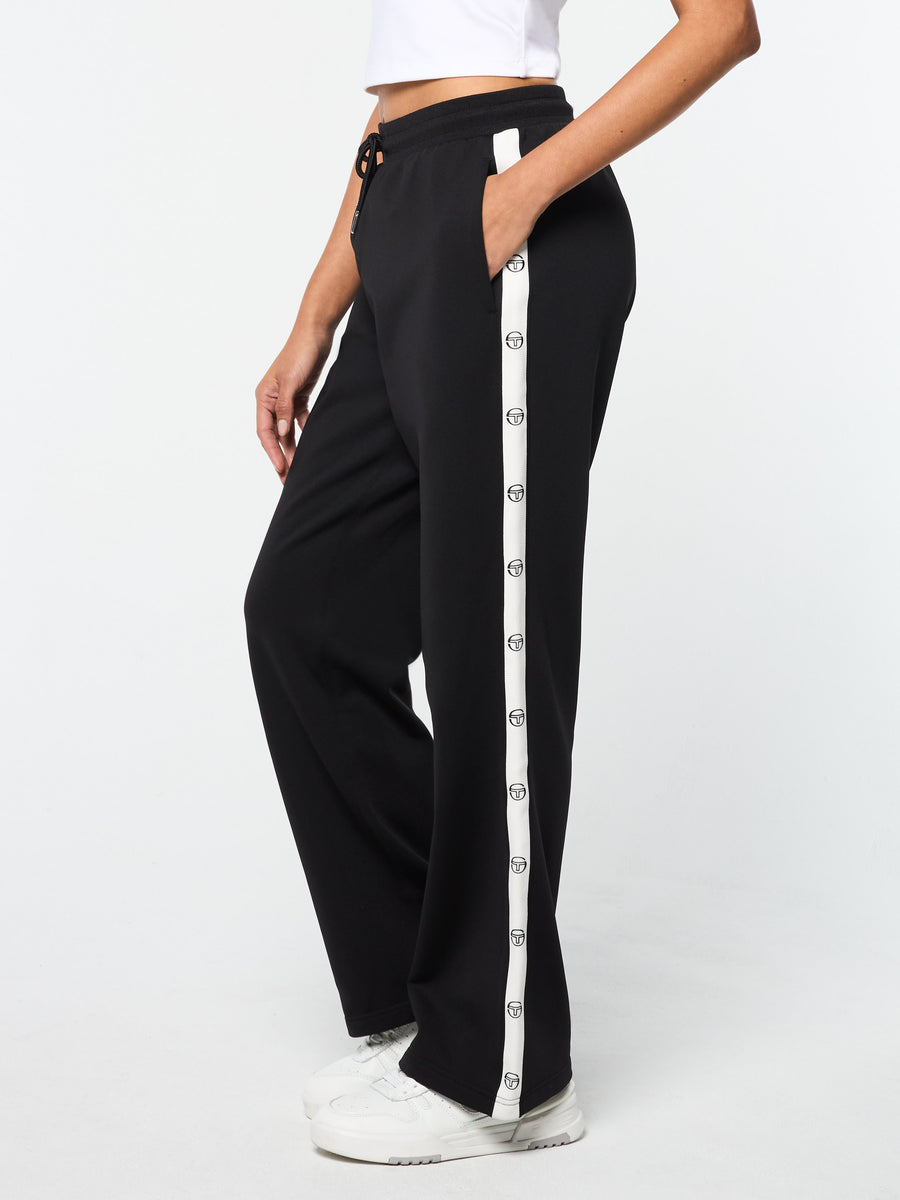 Ardea Straight Leg Track Pant- Black Beauty