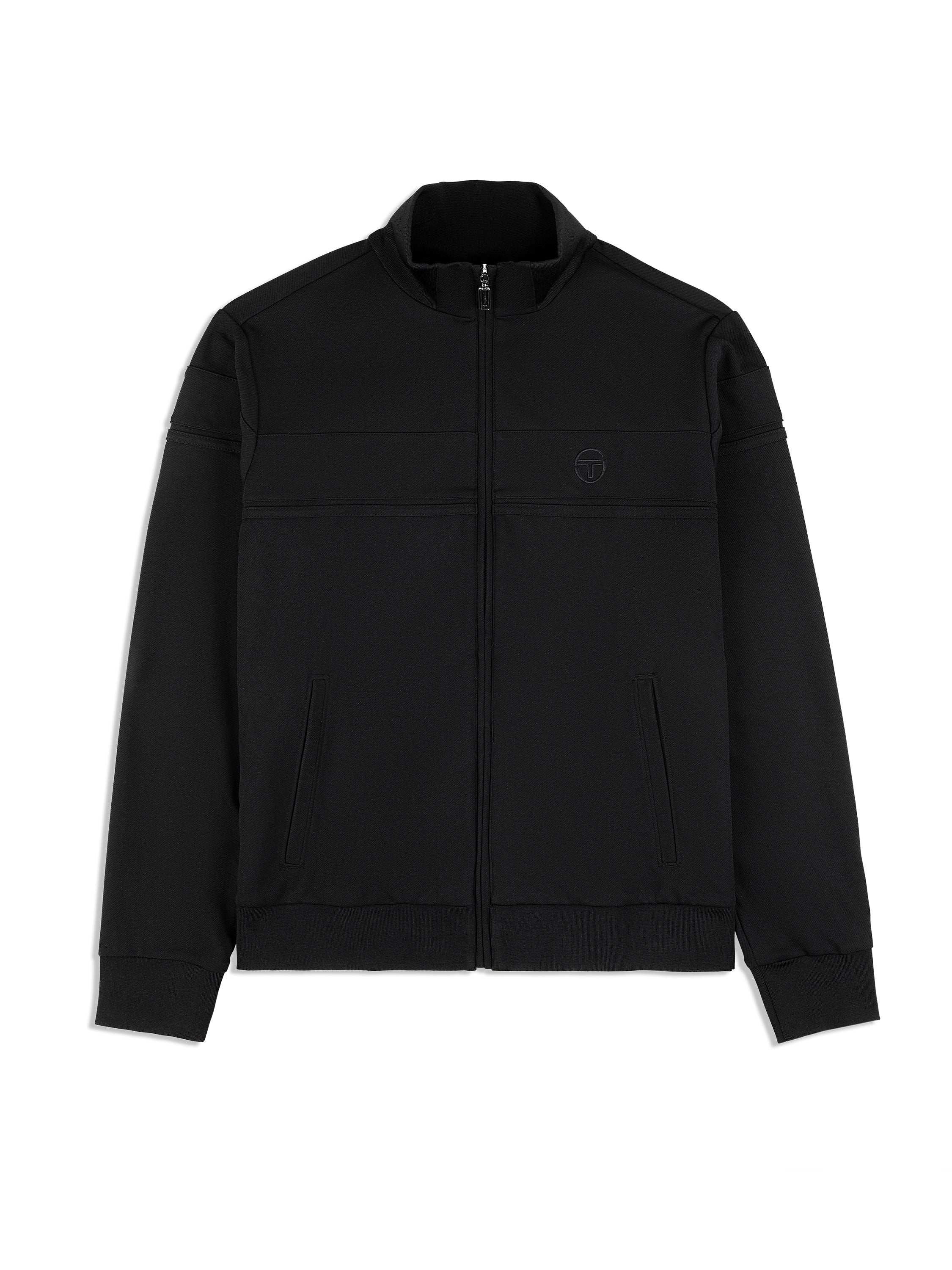 Black best sale track jacket