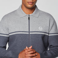 Nostra Track Jacket- Dark Grey/ Melange – Sergio Tacchini