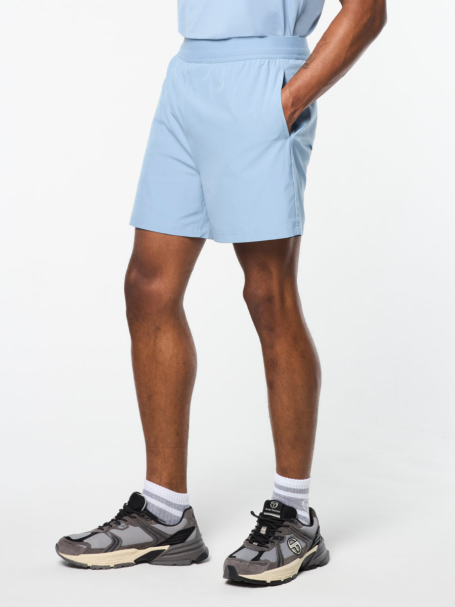 Elio Tennis Short- Faded Denim