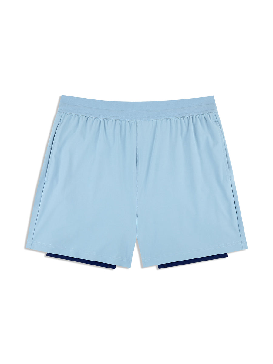 Elio Tennis Short- Faded Denim