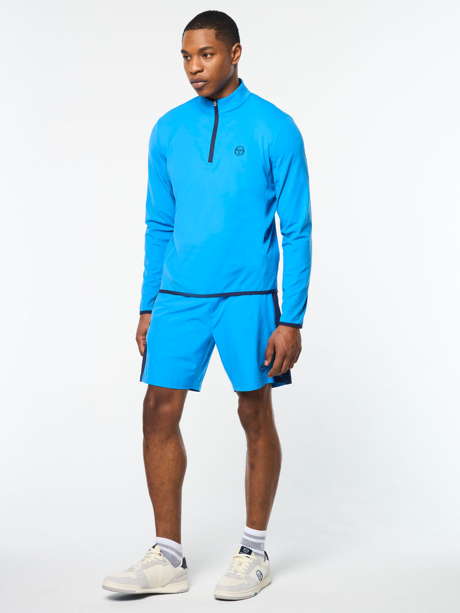 Elio 1/4 Zip Pullover- French Blue