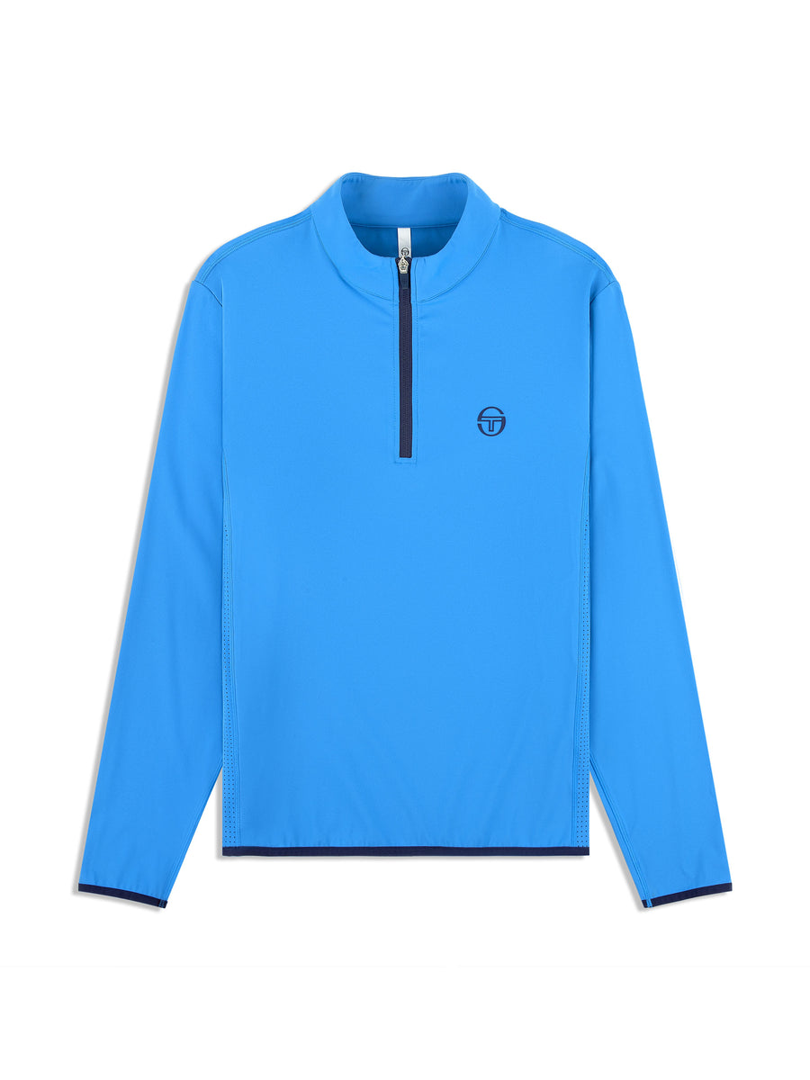 Elio 1/4 Zip Pullover- French Blue