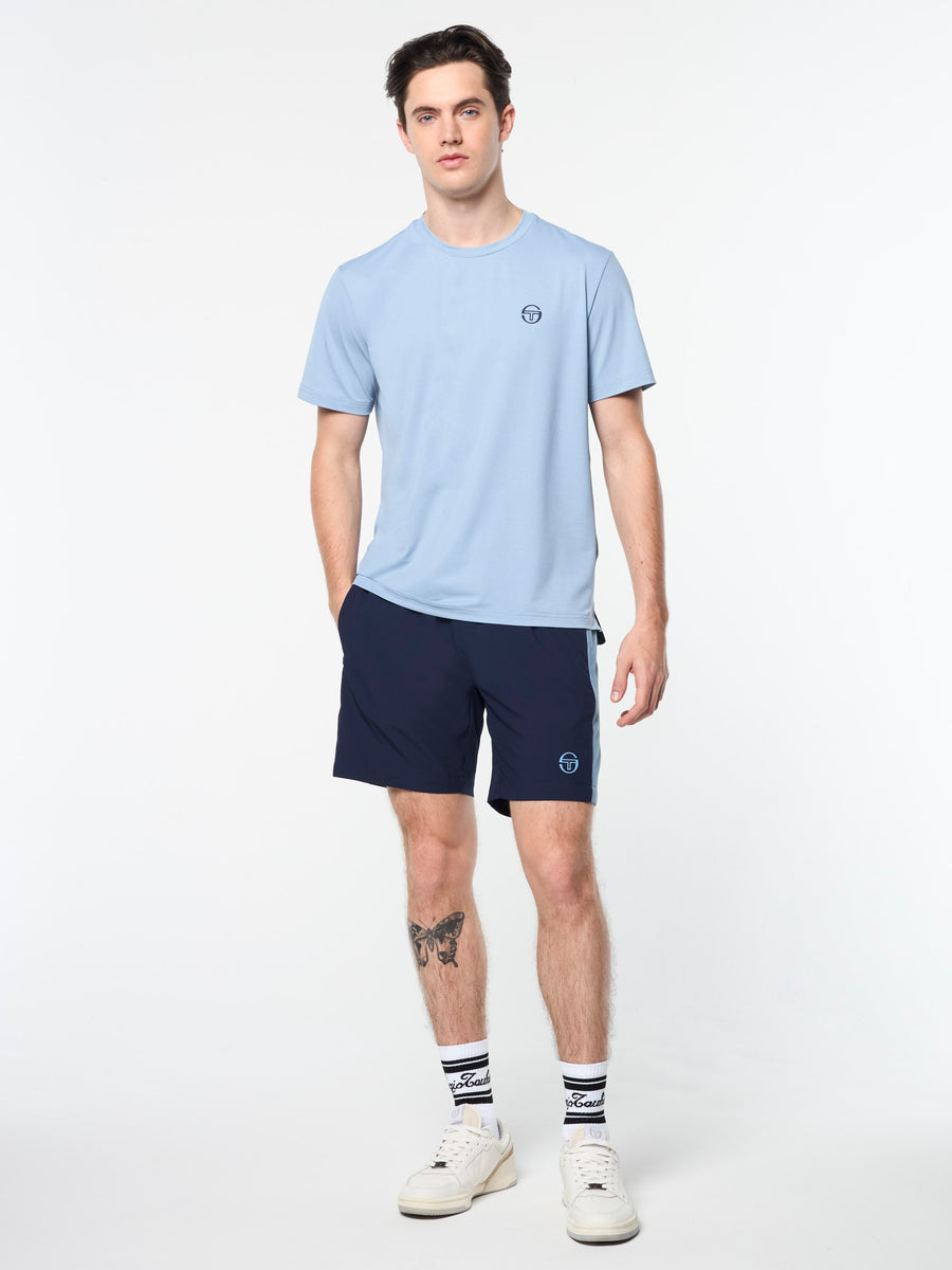 Elio Performance T-Shirt- Faded Denim