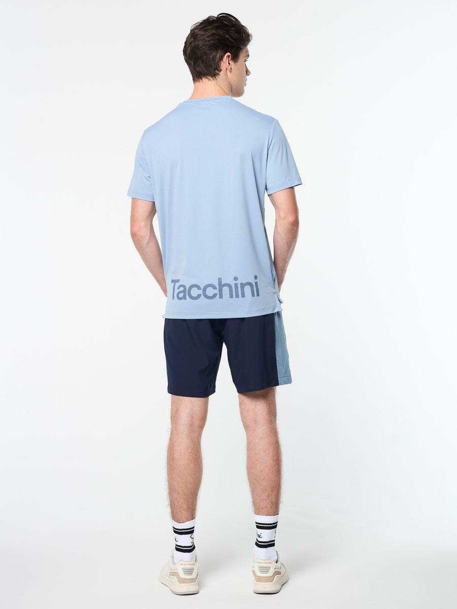 Elio Performance T-Shirt- Faded Denim