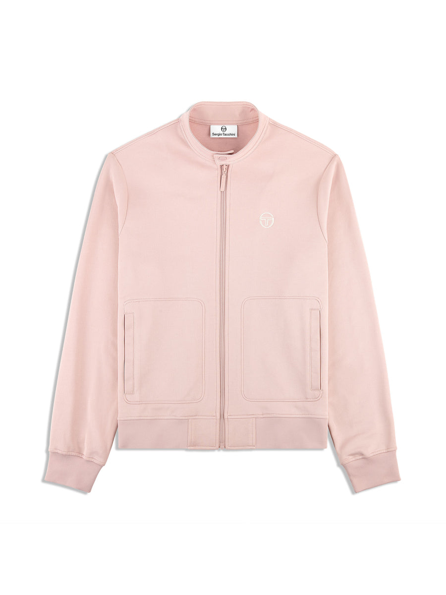 Sandro Track Jacket- Pale Mauve