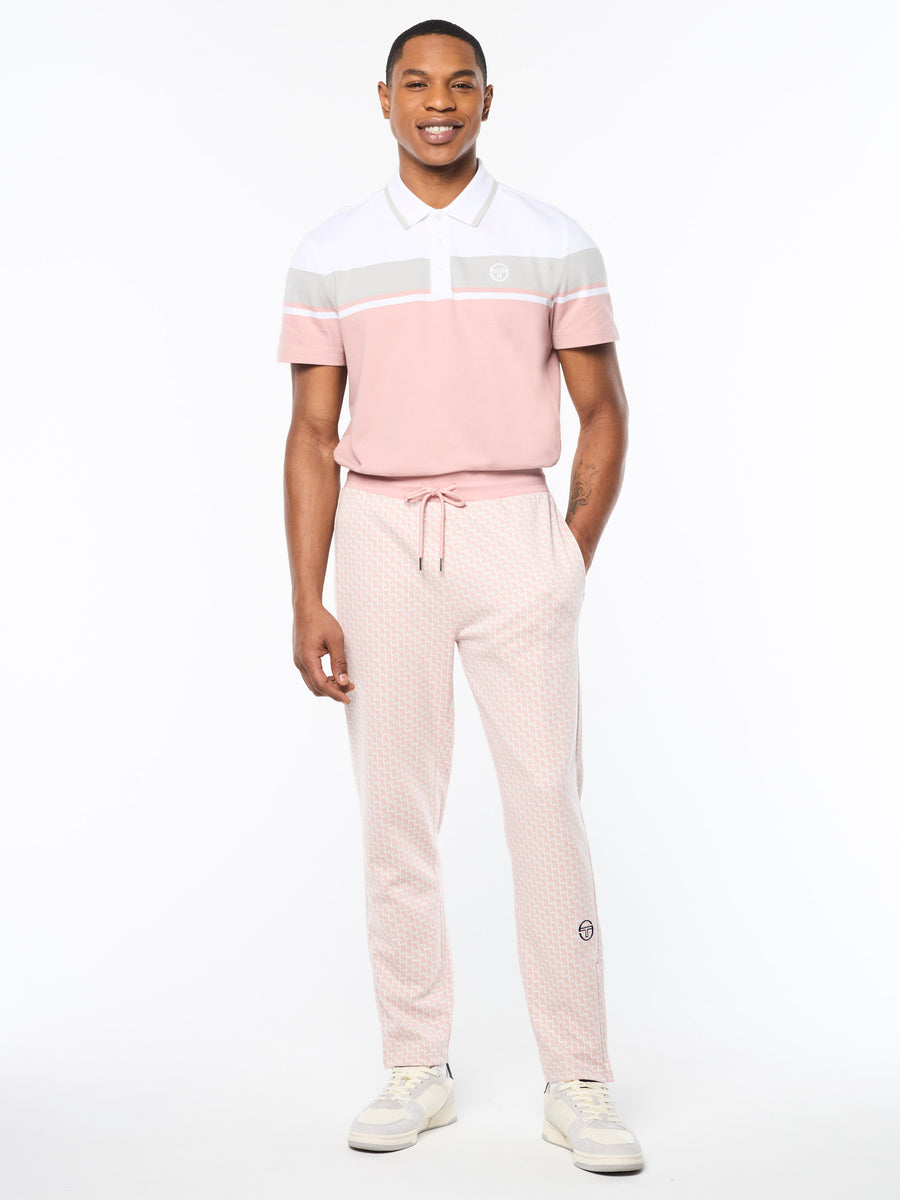 Paolo Knit Track Pant- Pale Mauve