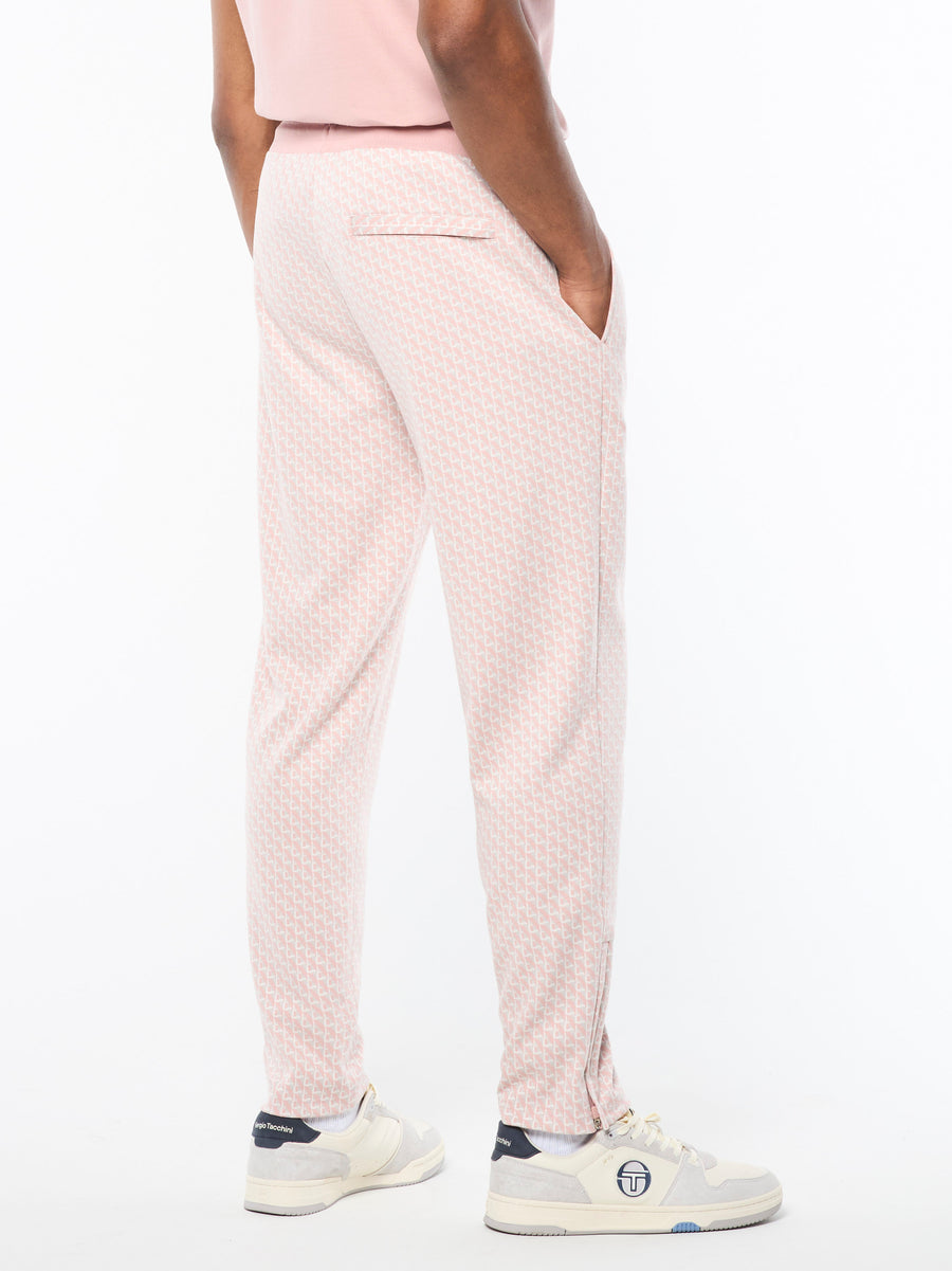 Paolo Knit Track Pant- Pale Mauve