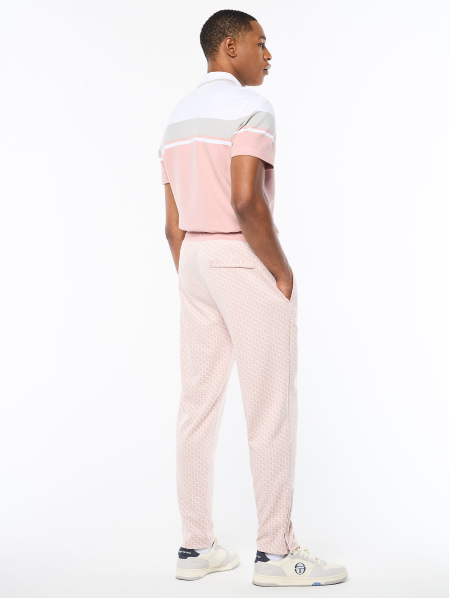 Paolo Knit Track Pant- Pale Mauve