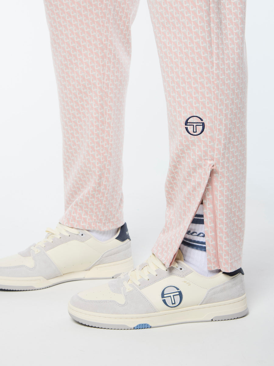 Paolo Knit Track Pant- Pale Mauve