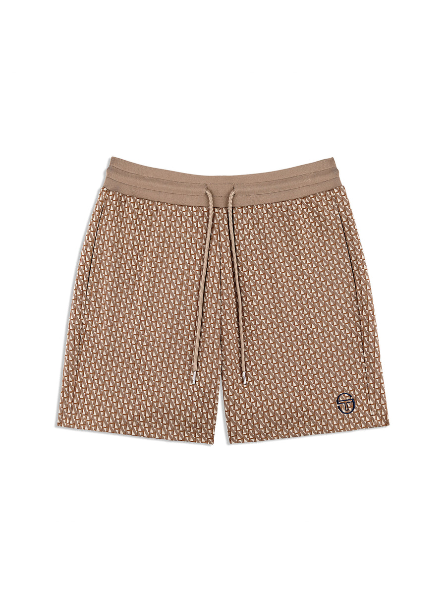 Paolo Knit Shorts- Taupe Grey