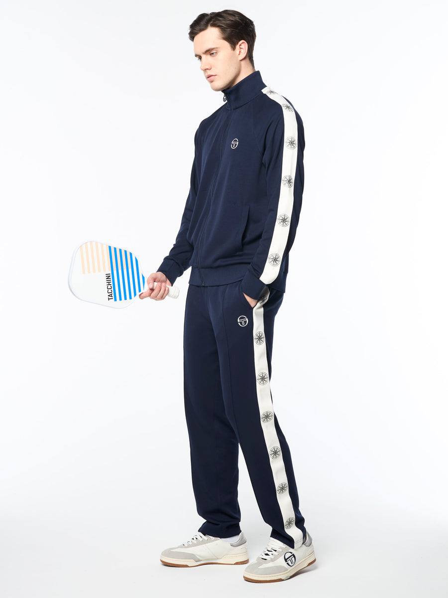 Bussola Track Jacket- Maritime Blue