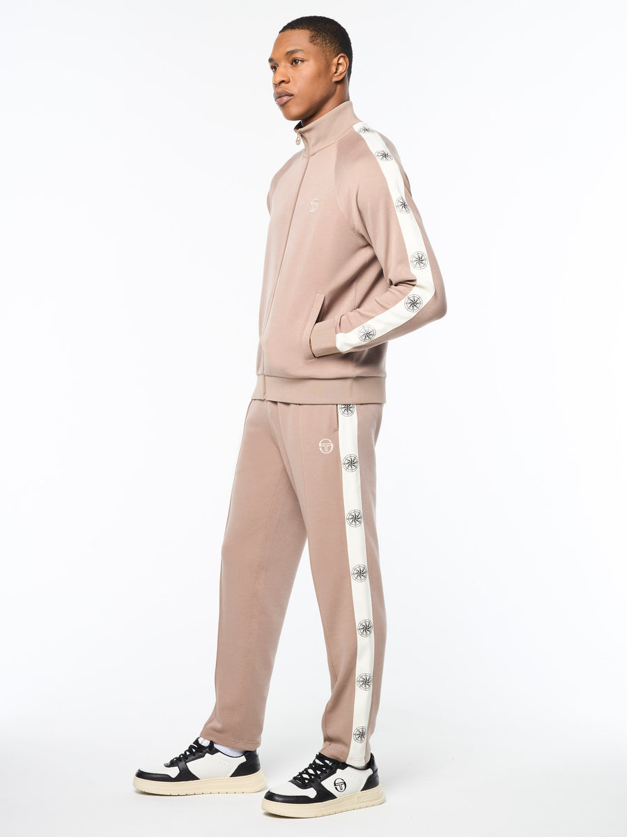 Bussola Track Jacket- Taupe Grey