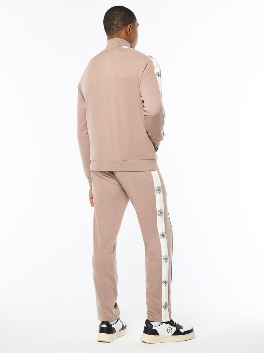 Bussola Track Jacket- Taupe Grey