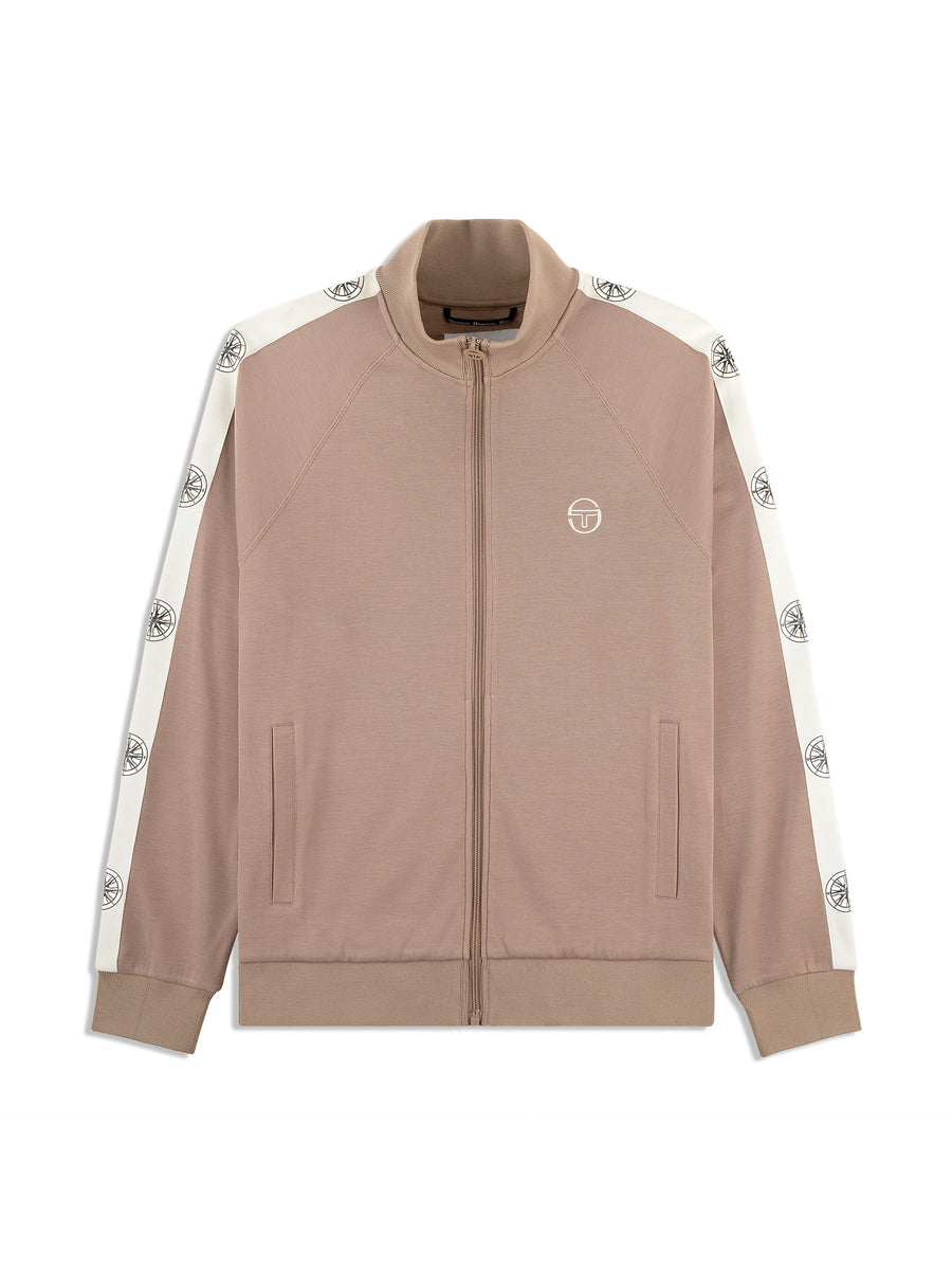 Bussola Track Jacket- Taupe Grey