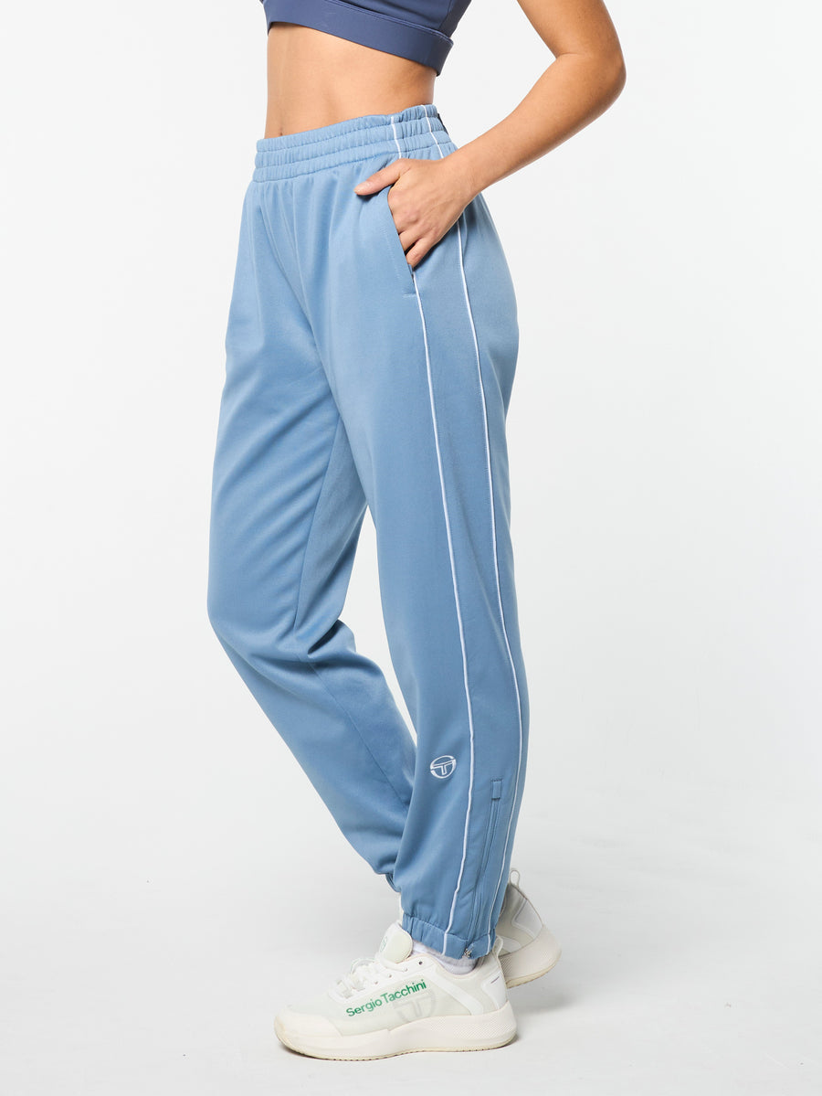 Miss Lioni Track Pant- Faded Denim